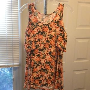 Dressbarn Flower Shirt 🧡